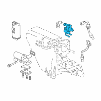 OEM Honda Civic Valve Assembly, Purge Control Solenoid Diagram - 36162-P2M-A11