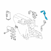 OEM 1999 Honda CR-V Sensor, Rear Oxygen Diagram - 36532-P3F-A01