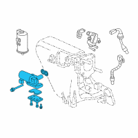 OEM Honda CR-V Valve Assembly, Electronic Air Control Diagram - 36450-P0D-004