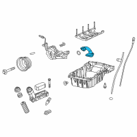 OEM 2017 Chrysler 200 Tube-Oil Pickup Diagram - 68349636AA