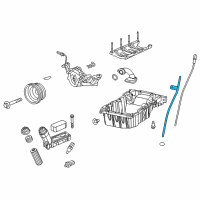 OEM 2016 Chrysler 200 Tube-Engine Oil Indicator Diagram - 68226668AA