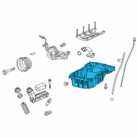 OEM 2014 Jeep Cherokee Pan-Engine Oil Diagram - 68086157AC