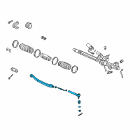 OEM 2005 Honda Insight Tie Rod Assy., R. Diagram - 53604-S3Y-023