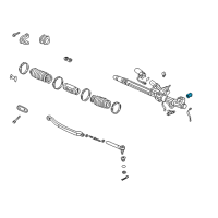 OEM 2001 Honda Insight Bush, Steering Gear Box Mounting Diagram - 53685-S3Y-003