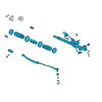 OEM 2002 Honda Insight Rack, Power Steering Diagram - 53601-S3Y-A62