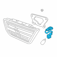 OEM Kia Rear Holder & Wiring Diagram - 92490D4600