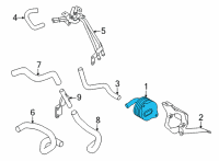 OEM Toyota GR86 Transmission Cooler Diagram - SU003-00815