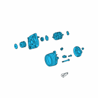 OEM Lexus RX350 Alternator Assembly With Regulator Diagram - 27060-0P340