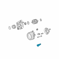 OEM Lexus Bracket, ALTERNATOR Diagram - 12511-0P010