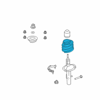 OEM 2008 Mercury Sable Coil Spring Diagram - 8G1Z-5310-A