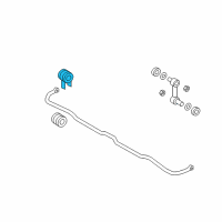 OEM Hyundai Bracket-Stabilizer Bar Diagram - 55516-2P000