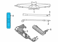 OEM 2022 Jeep Grand Wagoneer EXTENSION-JACK Diagram - 68551403AA