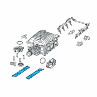 OEM 2019 Jeep Grand Cherokee Intake Manifold Gasket Diagram - 68197523AB