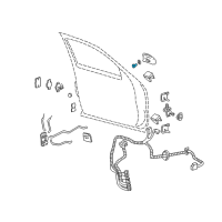 OEM 2006 Cadillac Escalade EXT Cylinder Kit, Front Side Door Lock(Uncoded) Diagram - 15298924