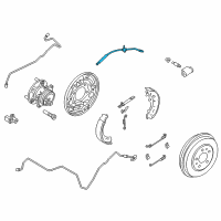 OEM 2013 Ford Focus Brake Hose Diagram - CP9Z-2282-A