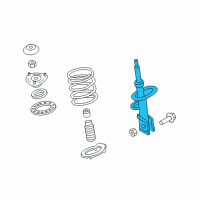 OEM 2010 Hyundai Santa Fe Strut Assembly, Front, Right Diagram - 54660-0W550