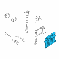 OEM Kia Cadenza Engine Control Module, Ecm Diagram - 391103CGN5