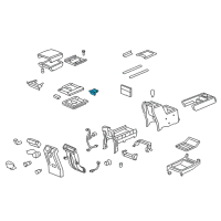 OEM Honda Lock Assy. *NH361L* (CF GRAY) Diagram - 83435-SJC-A01ZB