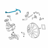 OEM 2013 Dodge Dart Hose-Brake Booster Vacuum Diagram - 68082160AE