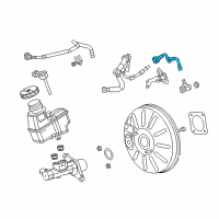 OEM 2013 Dodge Dart Hose-Brake Booster Vacuum Diagram - 68082161AF