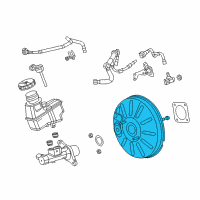 OEM 2015 Dodge Dart Booster-Power Brake Diagram - 68166807AB