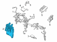 OEM Hyundai Tucson JUNCTION BOX ASSY-I/PNL Diagram - 91950-P0140