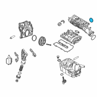 OEM 2017 BMW X1 Seal, Air Intake System Diagram - 11-61-7-633-493