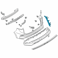 OEM 2020 Ford Edge Reflector Diagram - KT4Z-15A449-B