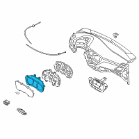 OEM 2022 Hyundai Accent Plate-Window Diagram - 94370-H5000