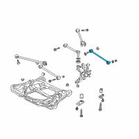 OEM 2005 Honda Accord Arm, Rear Control Diagram - 52360-SDA-A00