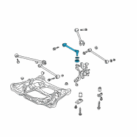 OEM 2005 Honda Accord Arm, Rear (Upper) Diagram - 52390-SDA-A01