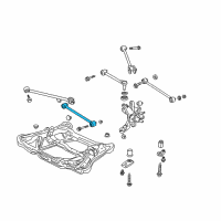 OEM 2004 Honda Accord Arm, Rear (Lower) Diagram - 52350-SDA-A00