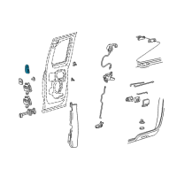 OEM 1999 Ford F-150 Handle, Outside Diagram - F75Z-1826600-AAA