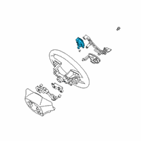 OEM Kia Optima Switch Assembly-STRG RH Diagram - 96720D4520