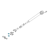 OEM Flange Retainer Diagram - E4HZ-4A254-B