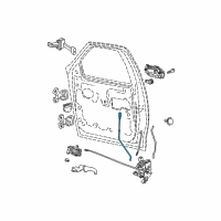 OEM 2003 Ford F-150 Control Rod Diagram - XL3Z-1521852-AAC