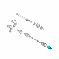 OEM 2002 Ford Escape Intermed Shaft Diagram - YL8Z-3A329-AA