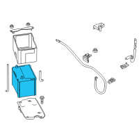 OEM 2021 Infiniti Q50 Batteries Diagram - 244101VB1A