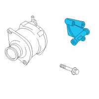 OEM 2004 Nissan Altima Bracket-Alternator Diagram - 11710-3Z001