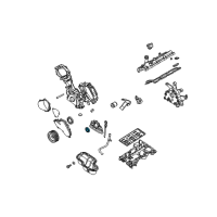 OEM Nissan Seal-Oil, CRANKSHAFT Rear Diagram - 12279-4Z001