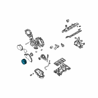 OEM 2006 Infiniti QX56 PULLEY-CRANKSHF Diagram - 12303-7S01C