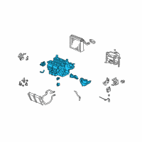 OEM 2004 Honda Accord Sub-Heater Unit Diagram - 79106-SDN-A02
