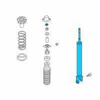 OEM Infiniti M45 ABSORBER Kit - Shock, Rear Diagram - E6210-EG01E