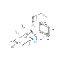 OEM 2001 Chevrolet Tracker Hose, Heater Pipe To Case (On Esn) Diagram - 30025044