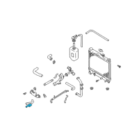 OEM 2001 Chevrolet Tracker Heater Hose Diagram - 91177065