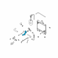 OEM 2001 Chevrolet Tracker Housing, Engine Coolant Thermostat Diagram - 91177453