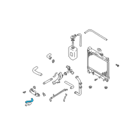 OEM 2001 Chevrolet Tracker Heater Hose Diagram - 30027990