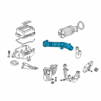 OEM Acura Integra Tube, Air Flow Diagram - 17228-P72-000