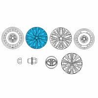 OEM 2020 Toyota Camry Wheel, Alloy Diagram - 42611-06E01