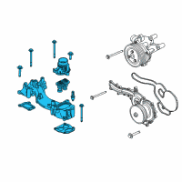 OEM 2017 Ford F-250 Super Duty Water Manifold Diagram - BC3Z-8C368-C